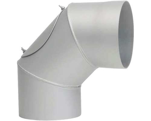 Tuyau de poêle coudé avec trappe de nettoyage