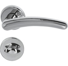 Türbeschlag-Garnitur mit Türdrücker und Drehknopf für Badezimmer und Toiletten
