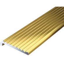 Abschlussprofil Alu gold eloxiert 23x6,3x2 mm, 1 m-thumb-0