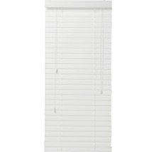 Store vénitien PVC aspect bois blanc 60x130 cm-thumb-4