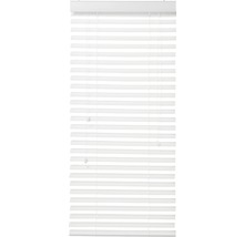 Store vénitien PVC aspect bois blanc 60x130 cm-thumb-3