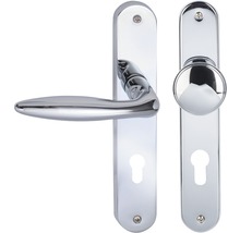 Garniture de ferrures de porte avec béquille et bouton