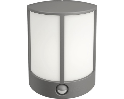 Graue Philips Außenleuchte mit Bewegungsmelder