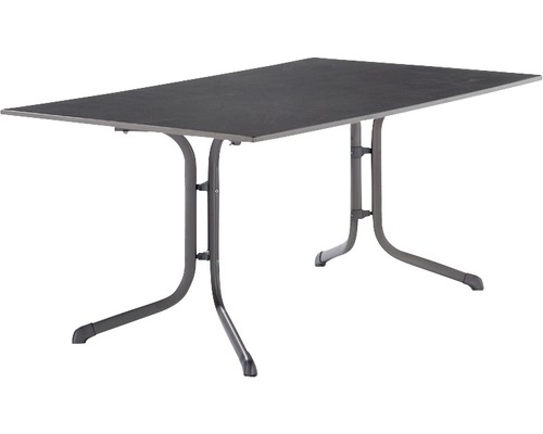 Klapptisch vivodur 165x95x73 cm eisengrau grau