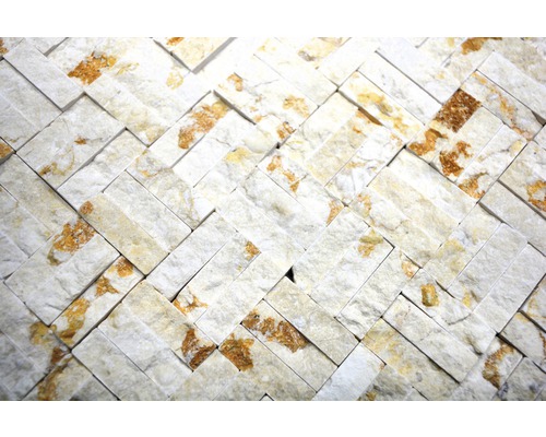 Carreaux de mosaïque en pierre naturelle en motif à chevrons