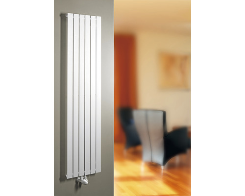 Radiateur de salon Aachen 2000 x 464 mm blanc alpin avec raccordement central