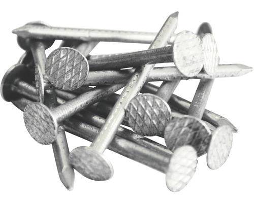 Clous de support de gouttières en acier galvanisé Zambelli 4,2 x 65 mm