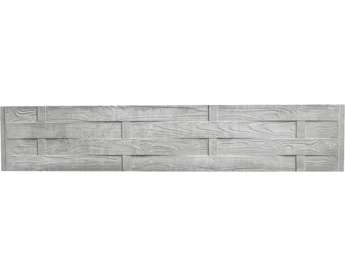 Plaque de clôture en béton Standard Flecht 200x38,5x3,5cm