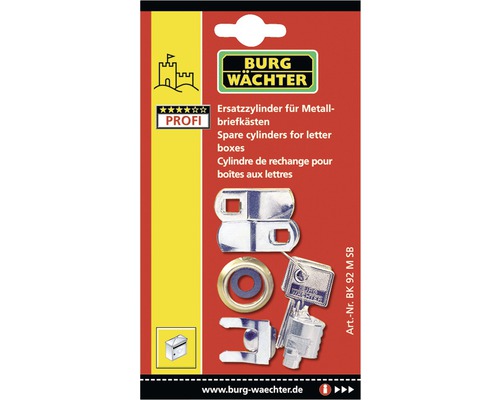 Serrure de boîte aux lettres Burg Wächter pour produits Burg Wächter en métal Burg Wächter cylindre de rechange pour boîtes aux lettres métalliques