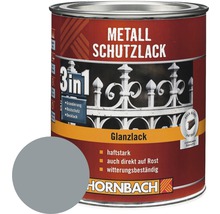 HORNBACH Metallschutzlack 3in1 glänzend silbergrau 750 ml-thumb-0
