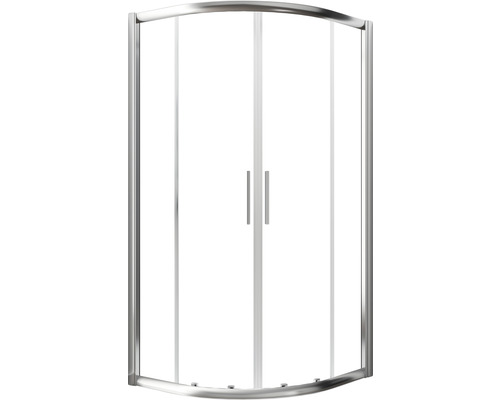 Runde Duschkabine mit zwei Türen