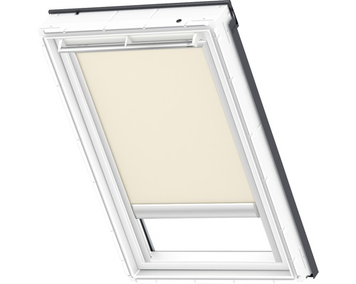 Store occultant VELUX beige à énergie solaire cadre aluminium DSL S04 4556S