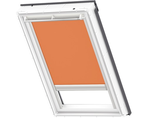 Store occultant VELUX orange à énergie solaire cadre aluminium DSL CK06 4564S