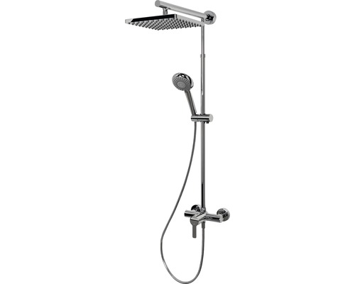 Ensemble de douche avec douche de tête et douchette à main