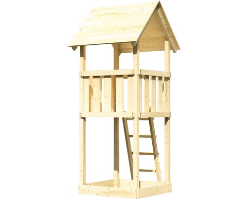 Tour de jeu en bois avec échelle