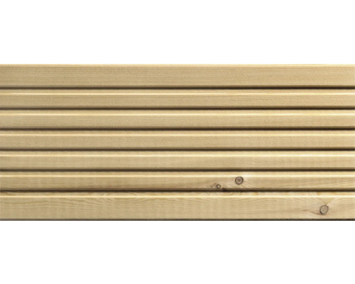 Holzfassade mit Nut und Feder