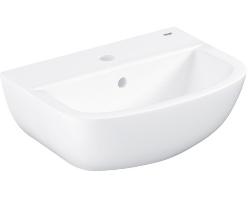 Keramikwaschtisch für die Wandmontage mit Hahnloch und Überlauf