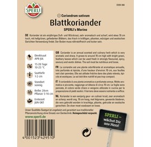 Sachet de graines de coriandre à feuilles de Sperli
