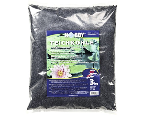 Charbon pour plan d'eau 3 kg Sac de charbon pour bassin, 3 kilogrammes, pour filtrer l''eau de bassin