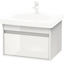 Meuble sous-vasque Duravit Ketho 60 cm blanc à haute brillance