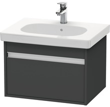 Meuble sous-vasque DURAVIT Ketho couleur de façade graphite mat 60 x 45,5 x 40 cm KT667004949