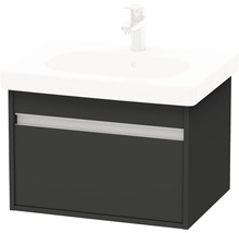 Meuble sous-vasque DURAVIT Ketho couleur de façade graphite mat 60 x 45,5 x 40 cm KT667004949