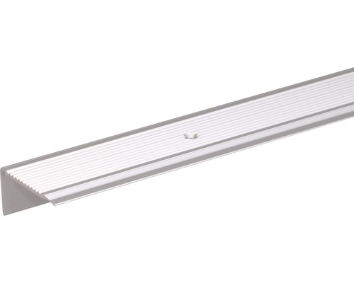 Treppenprofil Alu silber eloxiert 45x23x2,7 mm, 1 m Treppenprofil Alu silber eloxiert 45x23x2,7 mm, 1 m