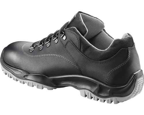 Chaussure de sécurité noire à lacets