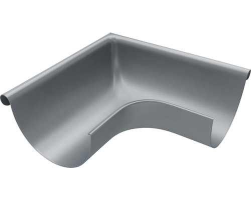 Angle extérieur Zambelli acier 90° anthracite semi-circulaire pour taille de gouttière 333 mm Angle de gouttière pour systèmes d''évacuation des eaux de toiture