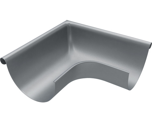 Angle extérieur Zambelli 90 acier anthracite pour taille de gouttière 280 mm Angle de gouttière pour raccorder deux gouttières