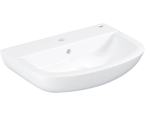 Lavabo standard GROHE Bau Keramik 55,4 x 38,6 cm blanc brillant 39440000 Vasque en céramique sanitaire