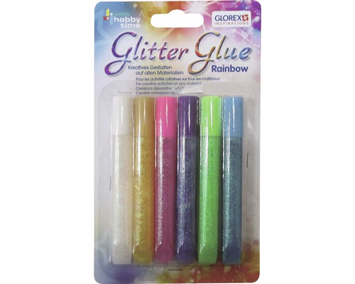 Stylos Glitter-Glue Rainbow 6x10,5 ml