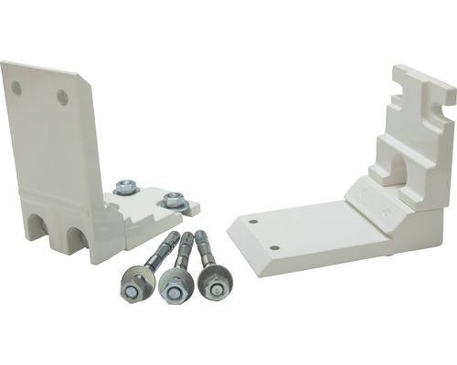 Dachrinnenhalterung mit Befestigungsmaterial