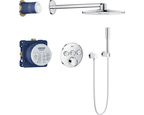 Robinet de baignoire encastré GROHE Rainshower SmartControl System SmartControl chrome 34709000