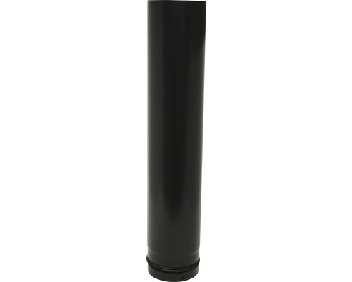 Conduit de poêle à pellets Ø 100 mm 1 m noir-0