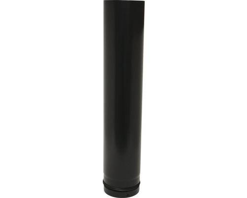 Conduit de poêle à pellets Ø 100 mm 1 m noir Tuyau de poêle