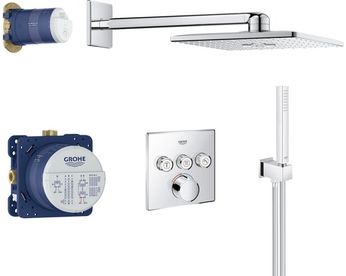 Robinet de baignoire encastré GROHE Rainshower SmartControl System SmartControl chrome 34712000