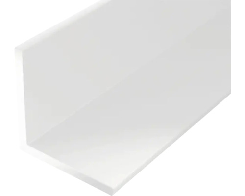 Winkelprofil PVC weiß 20x20x1,5 mm, 1 m