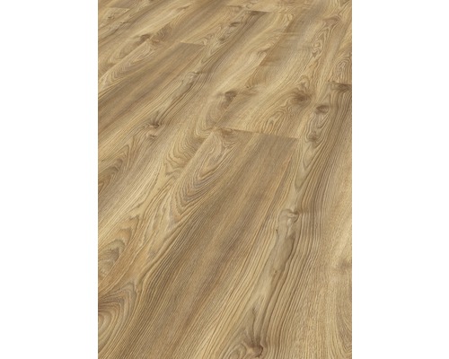 Nahaufnahme von Laminatboden mit Holzoptik