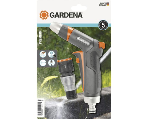 Premium Reinigungsspritzen GARDENA Set inkl. Schlauchupplung