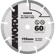 Diamanttrennscheibe Ø 115x9,5 mm Worx