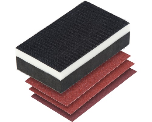 Bloc de ponçage avec papier abrasif