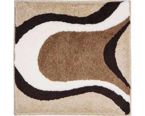 Tapis carré avec des lignes à motifs