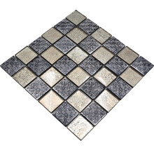 Carreau de mosaïque carré avec motif