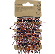 Guirlande avec perles multicolores, avec motif, longueur 100 cm