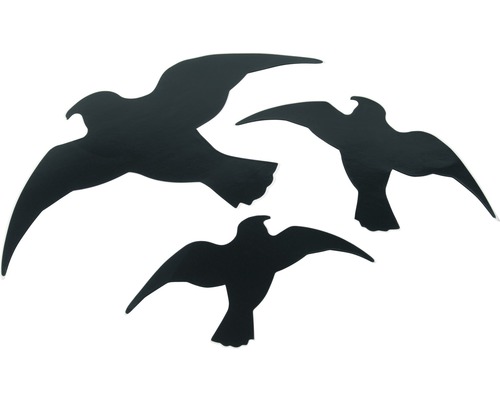 Dekoration mit drei Möwenfiguren für Wandgestaltung