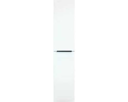 Armoire haute Sanox Pulse couleur de façade blanc à haute brillance brillant 35 x 170 x 35 cm