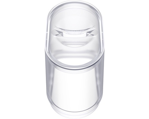 Porte-brosse à dents transparent