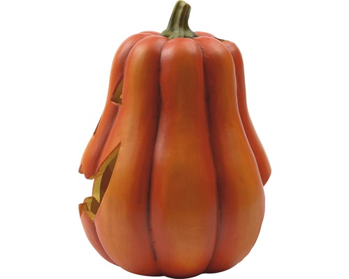 Citrouille d''Halloween avec visage sculpté