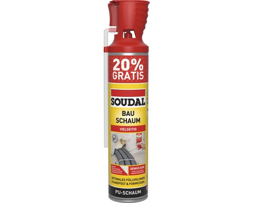 Mousse expansive Soudal B2 beige 500 + 100 ml